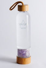 Charger l'image dans la galerie, GOURDE D'EAU DYNAMISÉE PAR LE POUVOIR DES CRISTAUX - AMÉTHYSTE